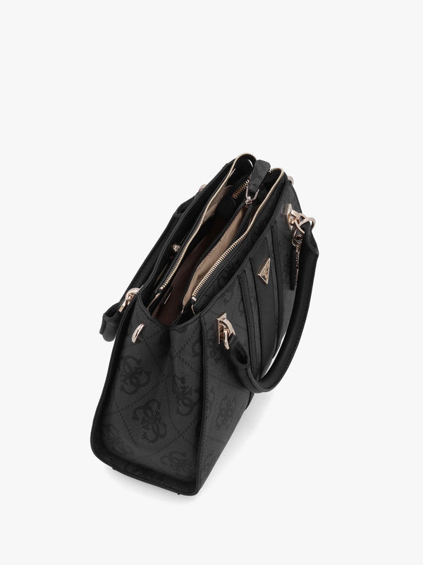 Noelle II Luxury Coal Logo Satchel Bag