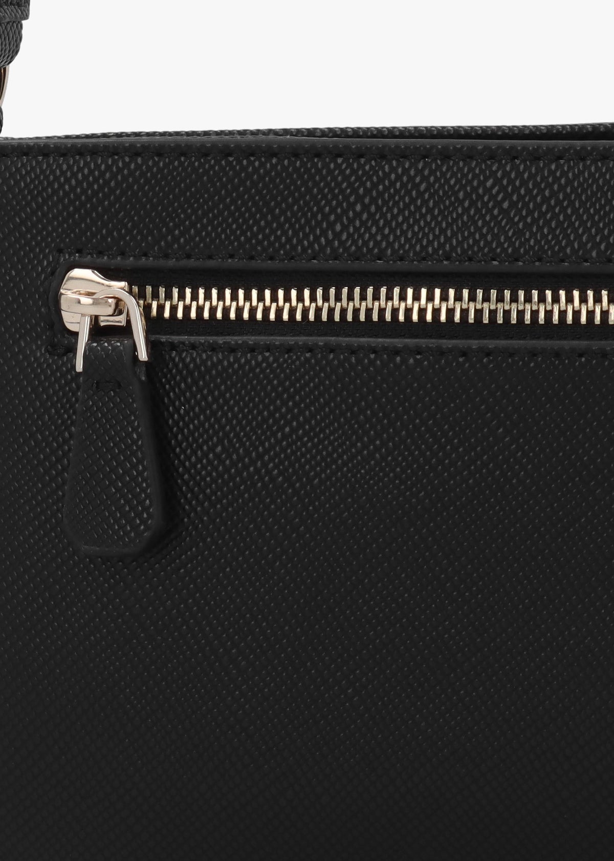 Noelle II Mini Black Top Zip Shoulder Bag