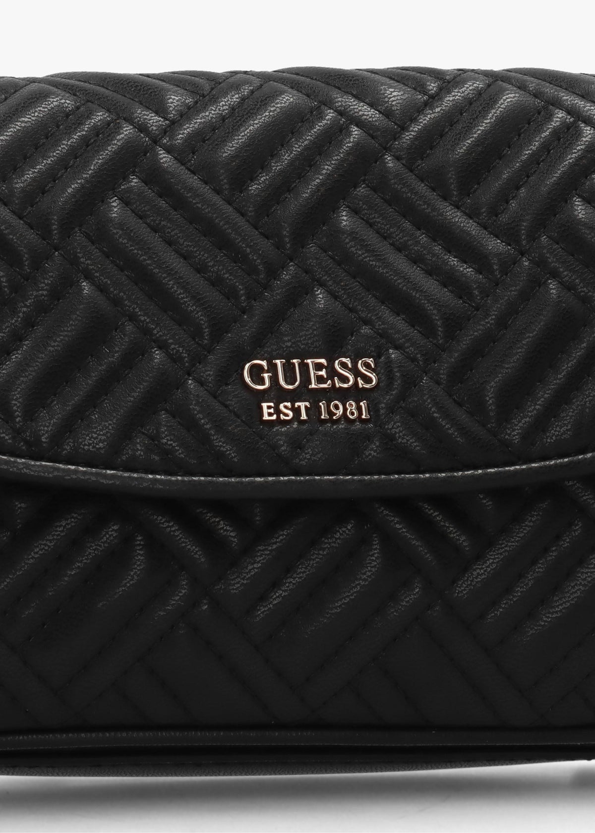 Sally Convertible Black Quilted Cross-Body Bag