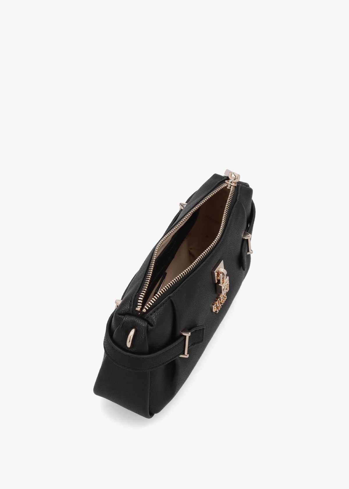Yesba Mini Black Mini Top Zip Cross-Body Bag