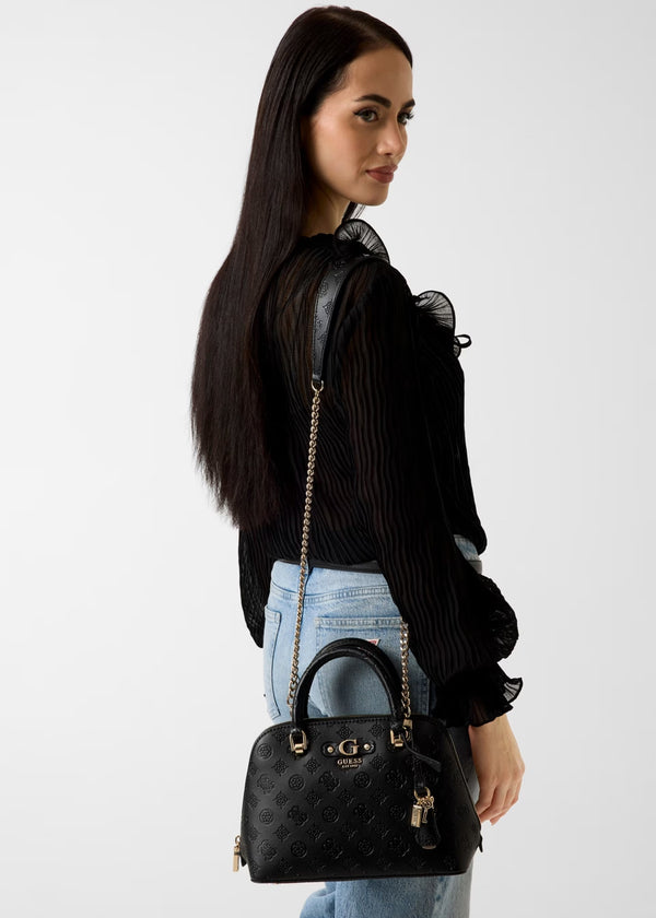 Dita Black Dome Satchel Bag