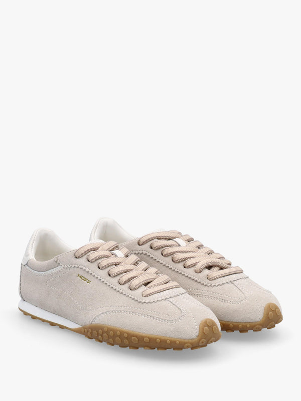 HOFF Women’s Bridge Beige Suede Low Profile Trainers