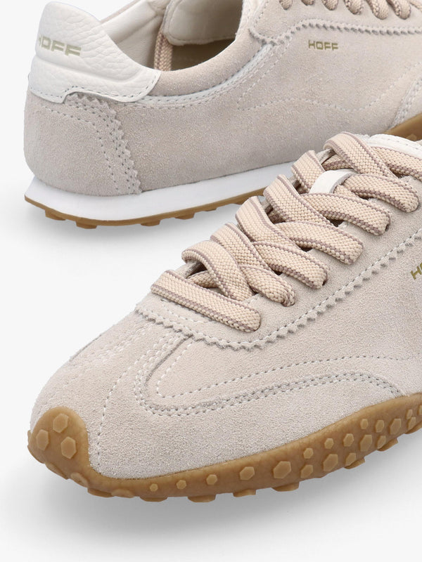 HOFF Women’s Bridge Beige Suede Low Profile Trainers