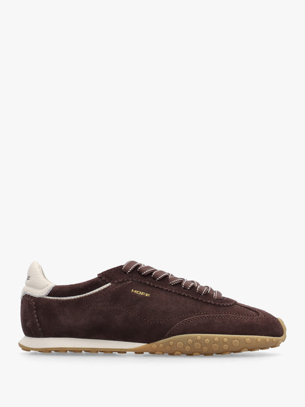 Women’s Bridge Brown Suede Low Profile Trainers