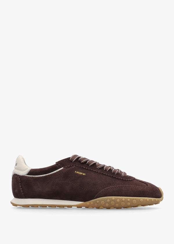 Women’s Bridge Brown Suede Low Profile Trainers