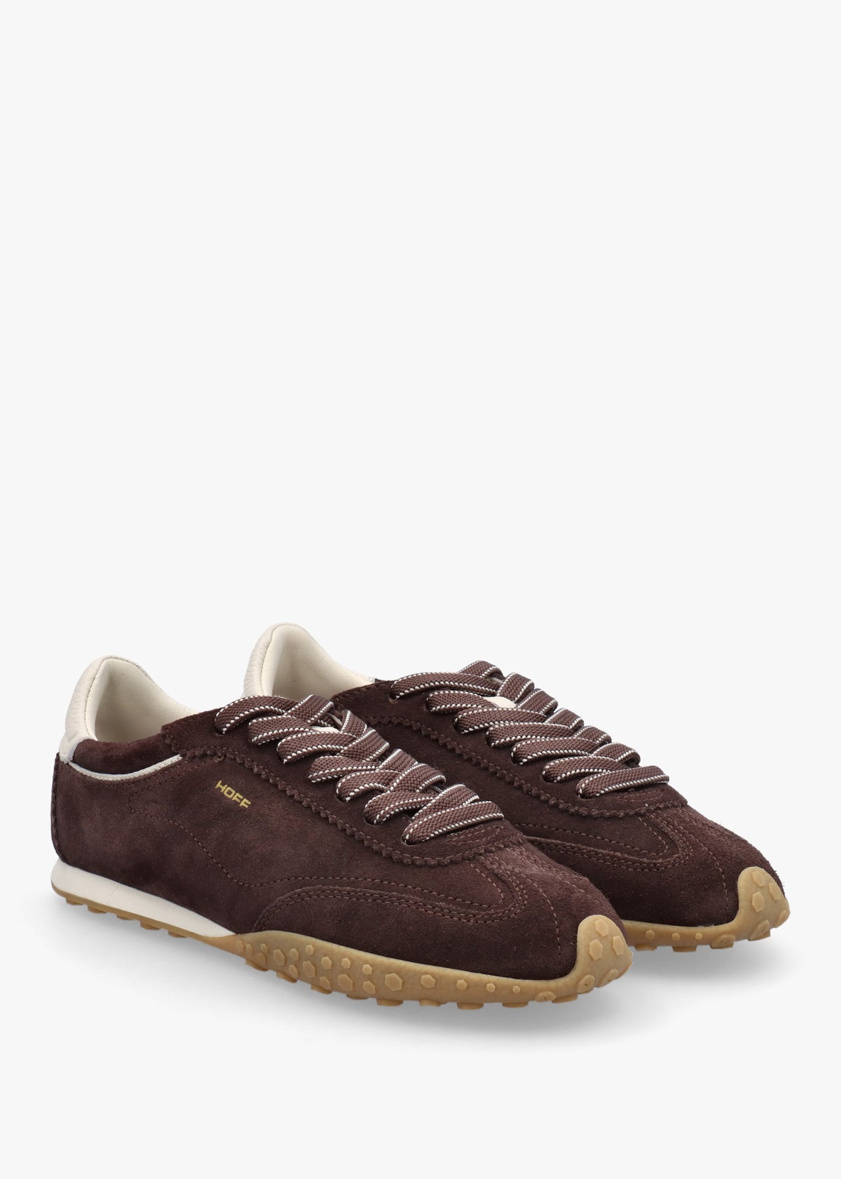 Women’s Bridge Brown Suede Low Profile Trainers
