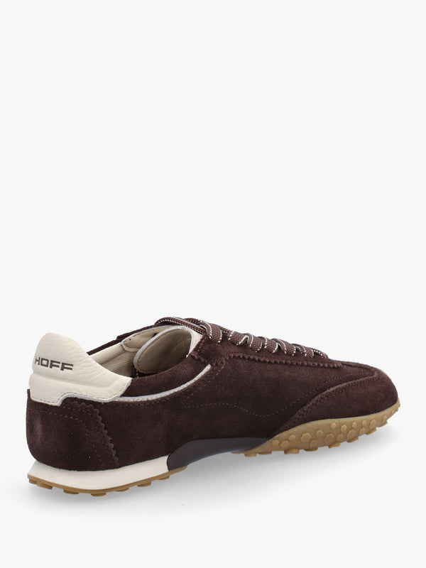 Women’s Bridge Brown Suede Low Profile Trainers