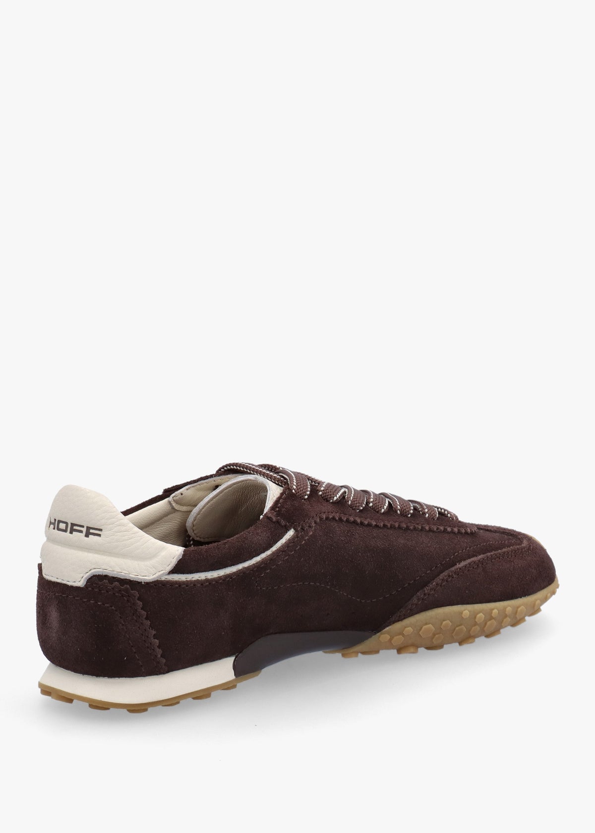 Women’s Bridge Brown Suede Low Profile Trainers