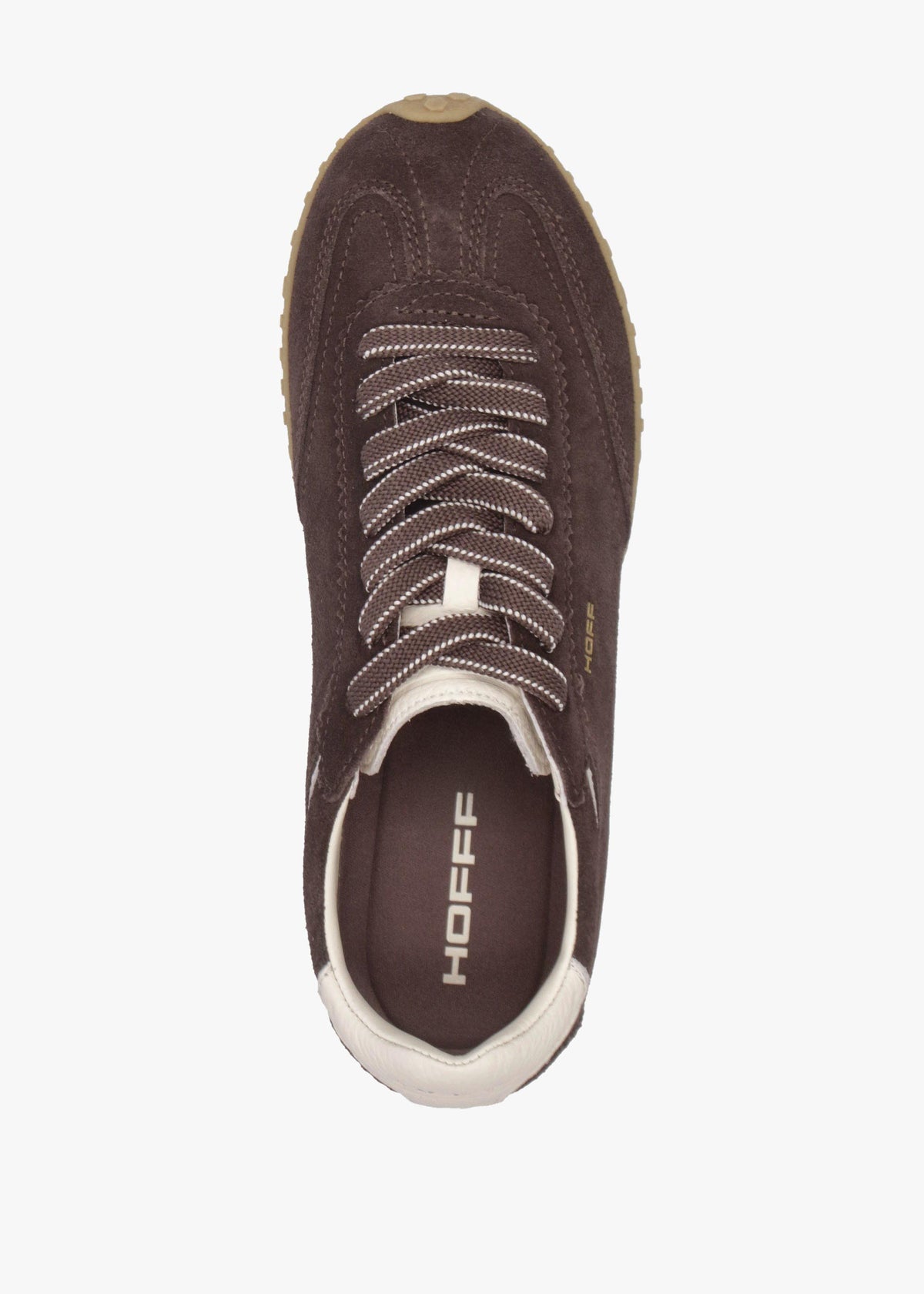Women’s Bridge Brown Suede Low Profile Trainers