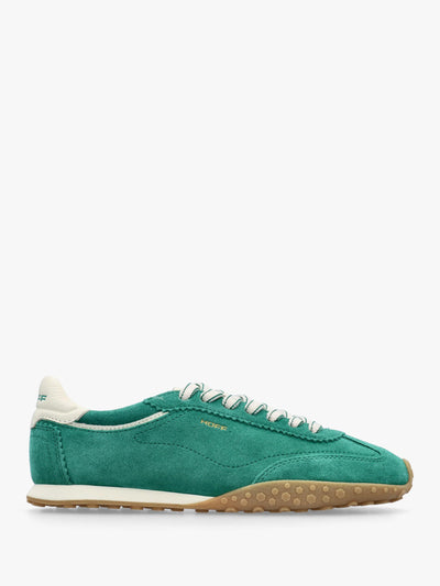 HOFF Women’s Bridge Green Suede Low Profile Trainers
