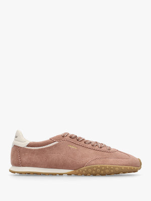 HOFF Women’s Bridge Pink Brown Suede Low Profile Trainers