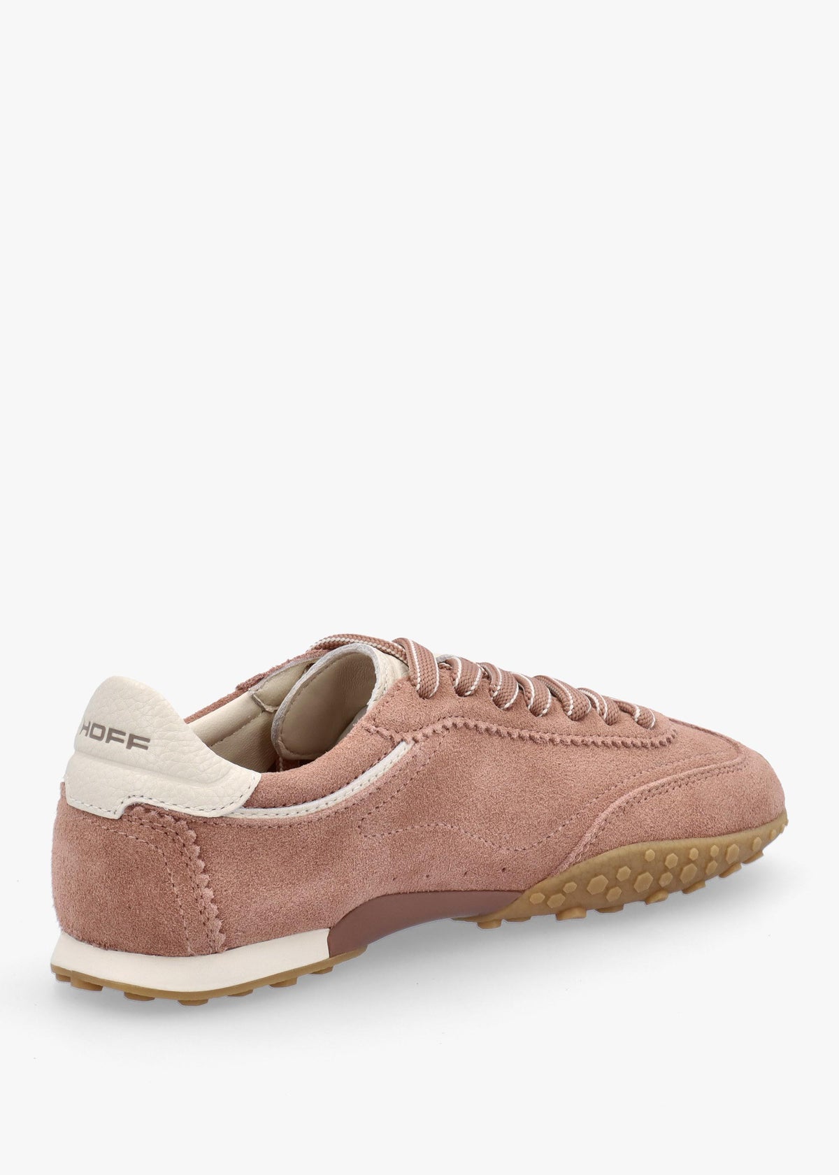 HOFF Women’s Bridge Pink Brown Suede Low Profile Trainers