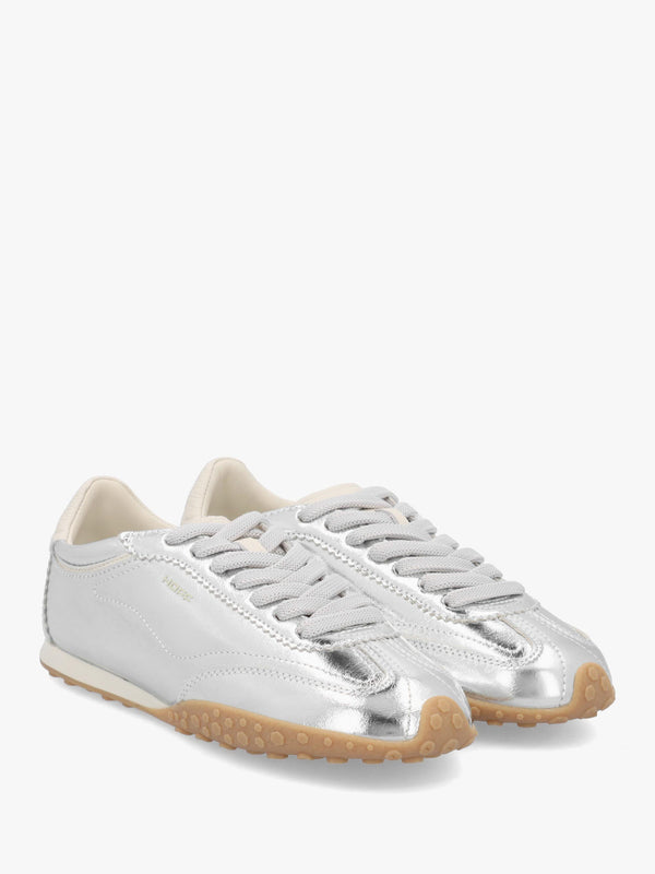 Hoff Women’s Bridge Silver Leather Low Profile Trainers