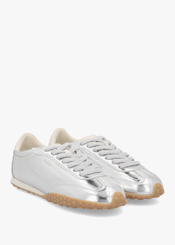 Hoff Women’s Bridge Silver Leather Low Profile Trainers