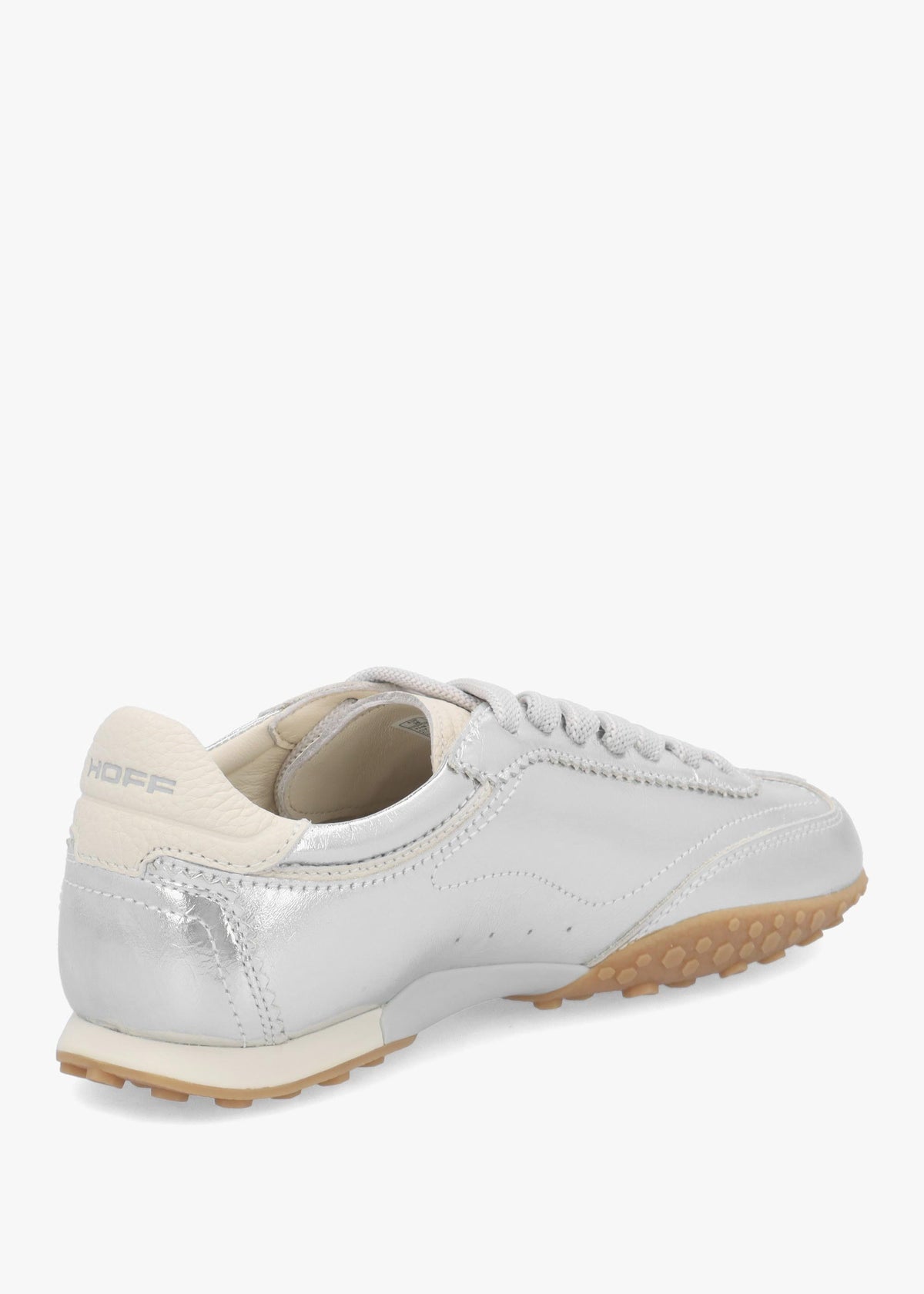 Hoff Women’s Bridge Silver Leather Low Profile Trainers