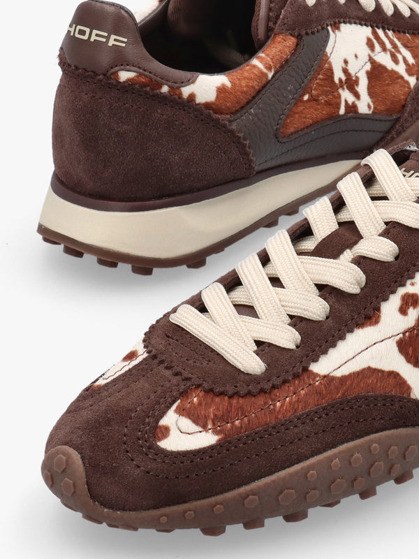 Women’s Bridge MKII Print Brown Trainers