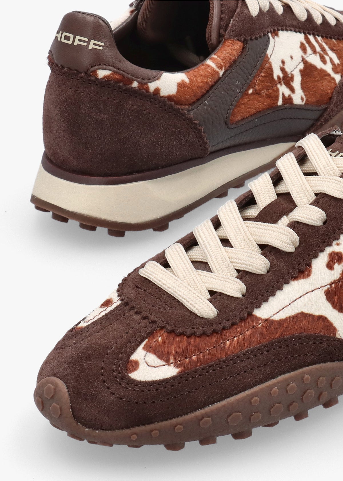 Women’s Bridge MKII Print Brown Trainers