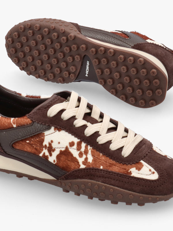 Women’s Bridge MKII Print Brown Trainers