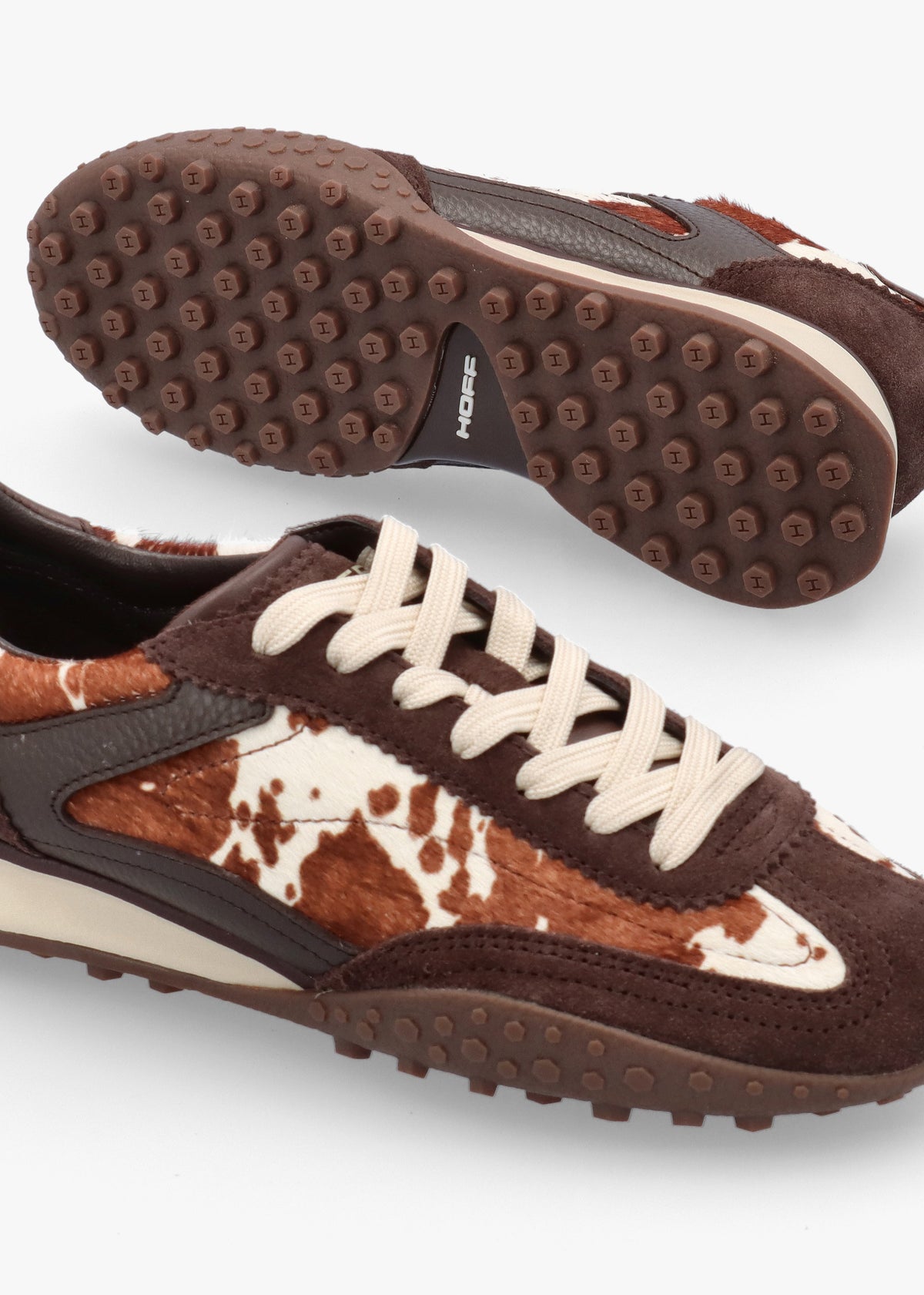 Women’s Bridge MKII Print Brown Trainers