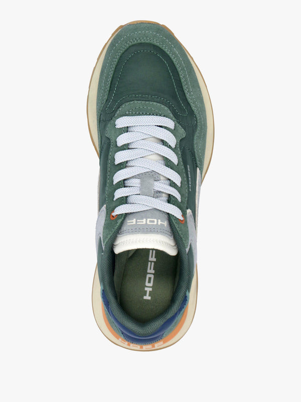 HOFF Women's City Chroma Teal Suede Trainers