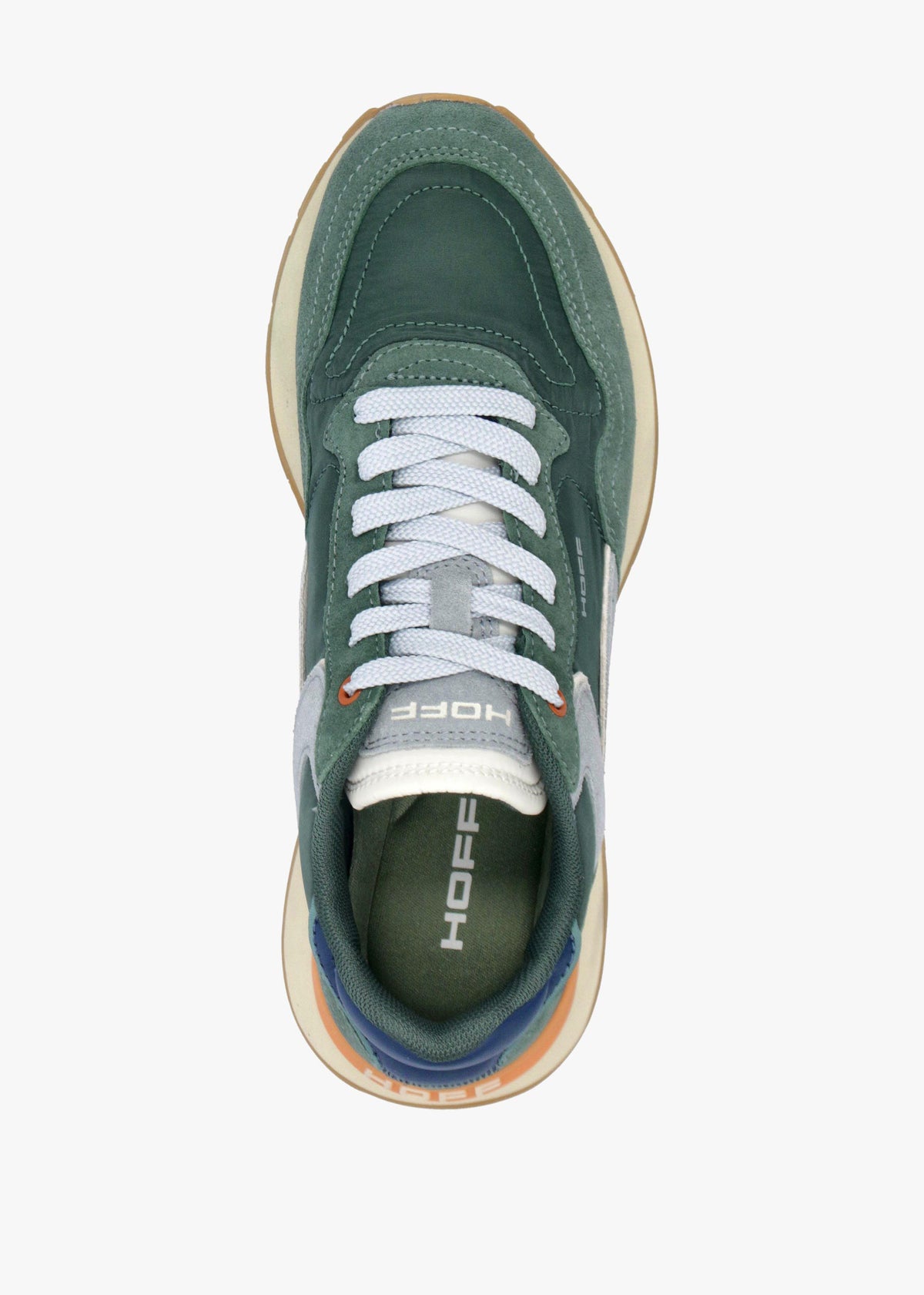 HOFF Women's City Chroma Teal Suede Trainers