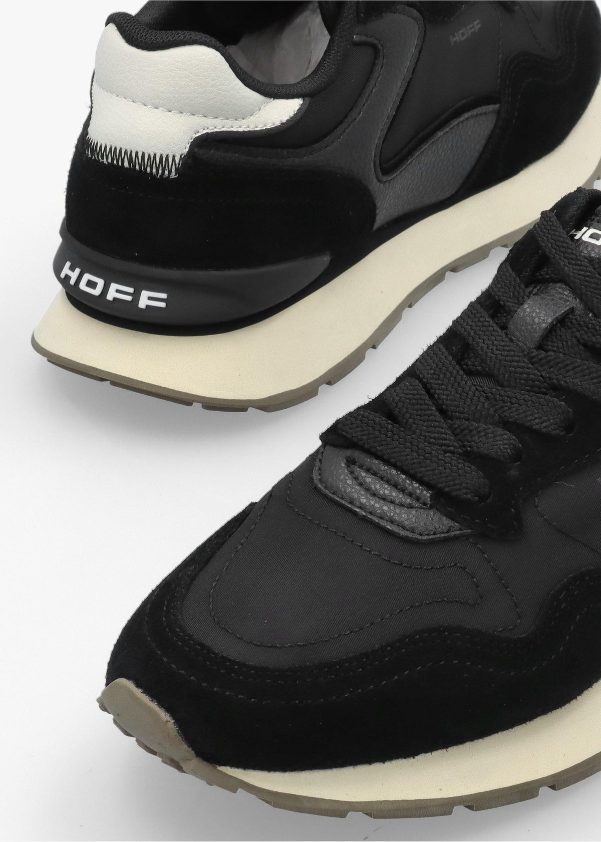 Women's City Black Suede Trainers