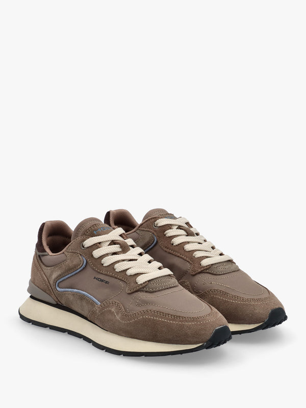Women's City Taupe Suede Trainers
