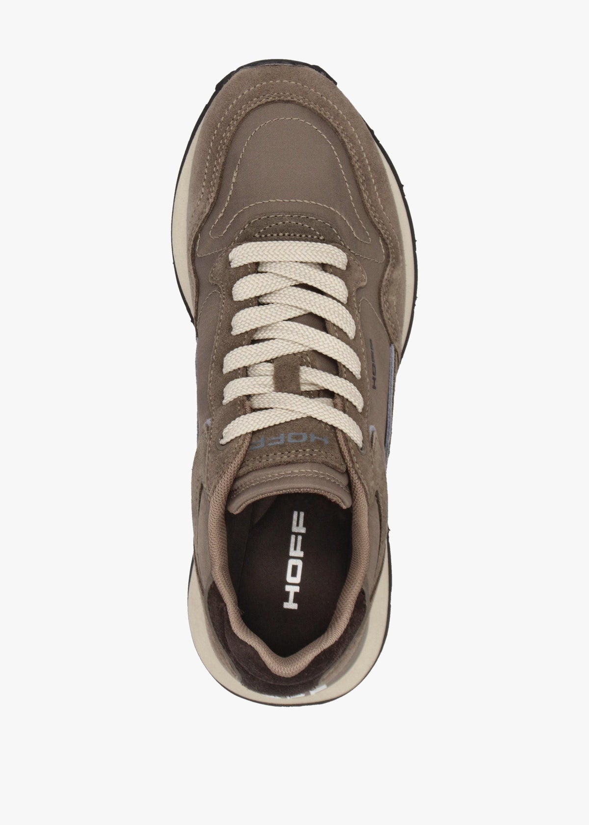 HOFF Women's City Taupe Suede Trainers
