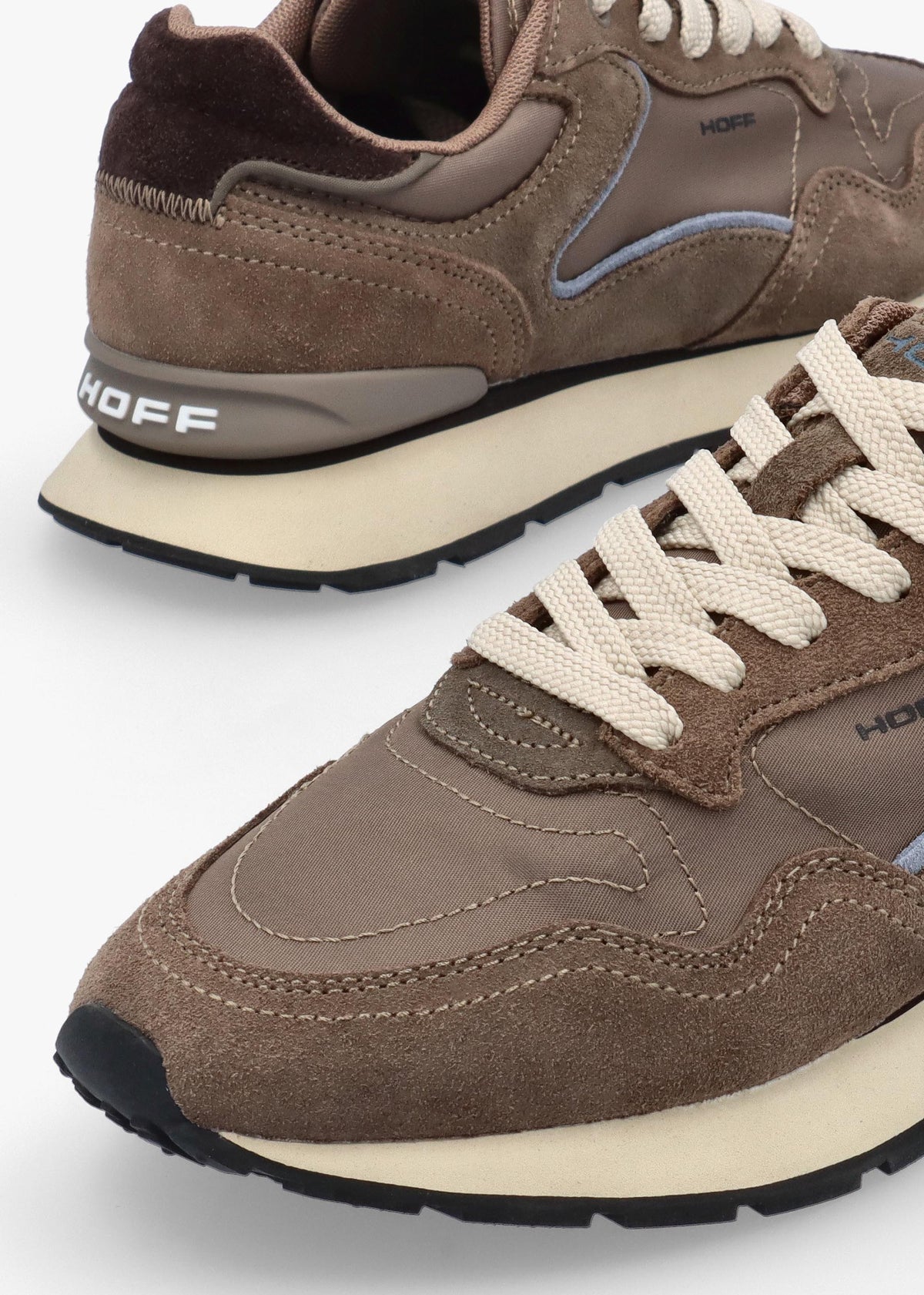 HOFF Women's City Taupe Suede Trainers