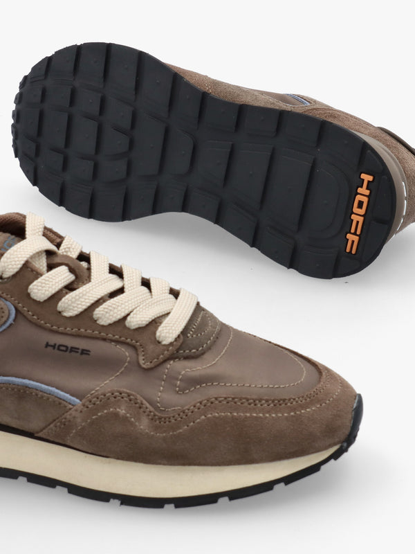 Women's City Taupe Suede Trainers