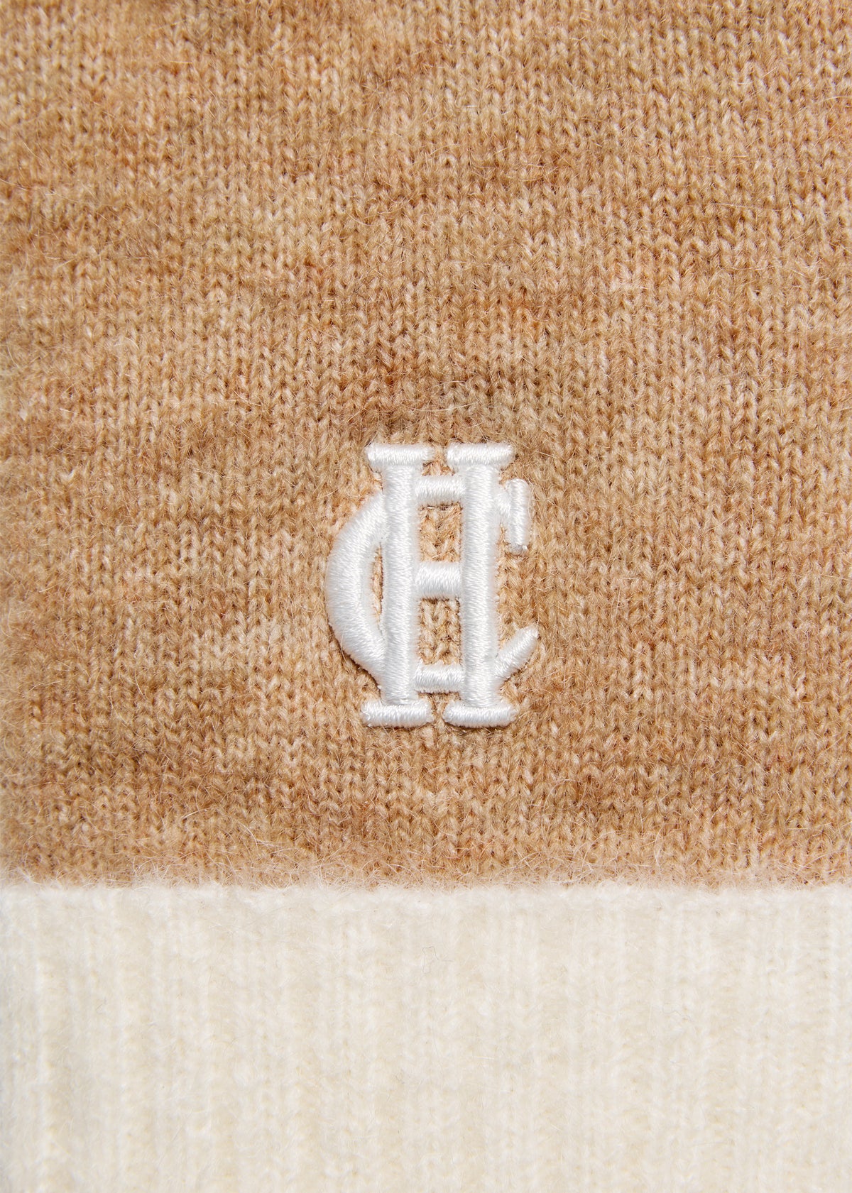 Holland Cooper Chelsea Tan Wool Mix Gloves