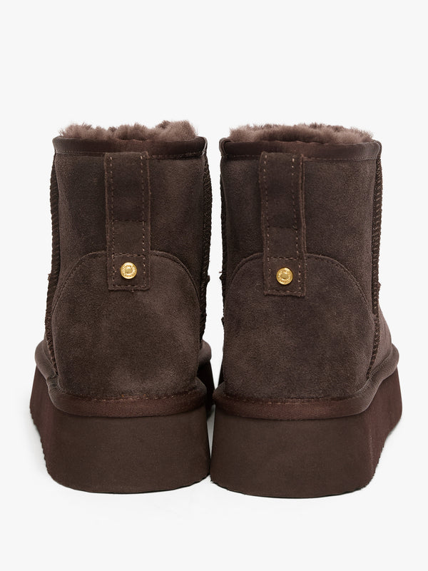 HOLLAND COOPER HC CLASSIC PLATFORM SHEARLING BOOT