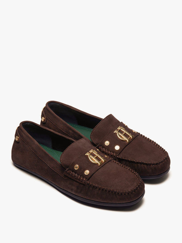 HC THE DRIVING LOAFER - Brown Suede