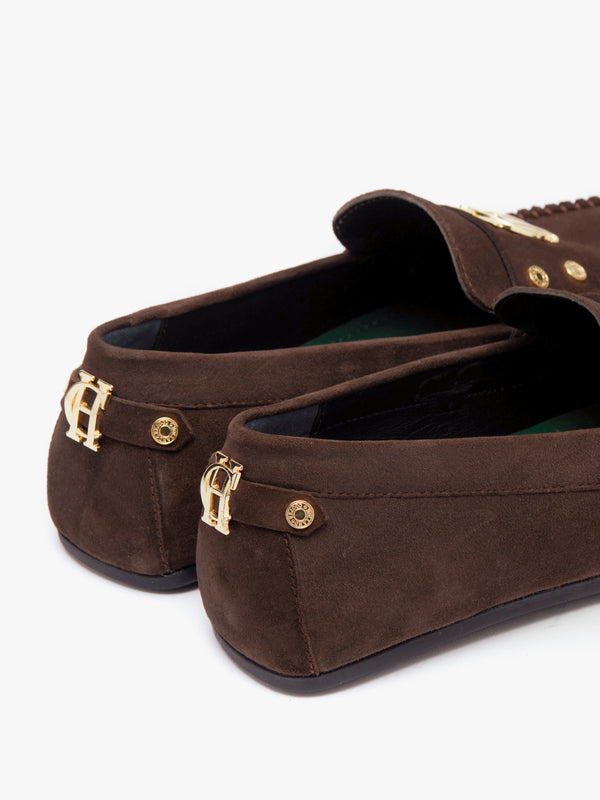 HC THE DRIVING LOAFER - Brown Suede
