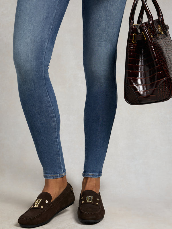 HC THE DRIVING LOAFER - Brown Suede