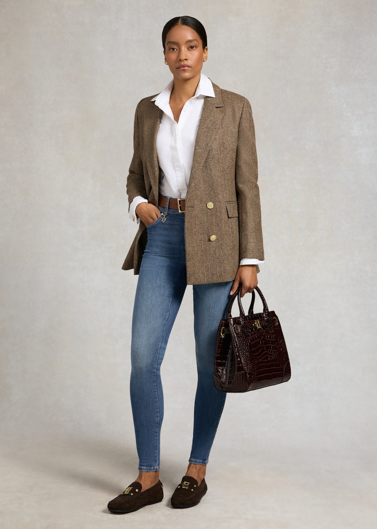 HC THE DRIVING LOAFER - Brown Suede