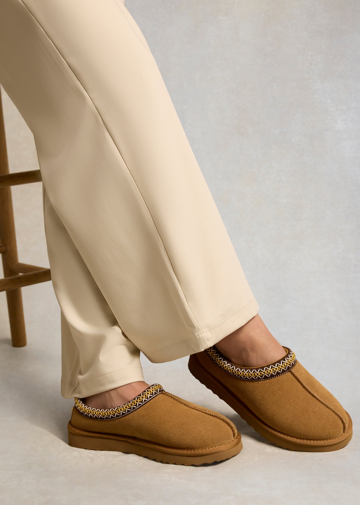 HOLLAND COOPER HC ULTRA LOW SHEARLING MULE