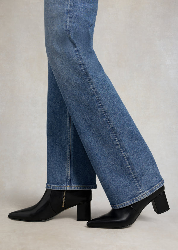 HOLLAND COOPER HC REGENCY MID HEEL ANKLE BOOT