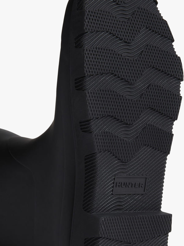 HUNTER Women's Downpour Black Tall Wellington Boots