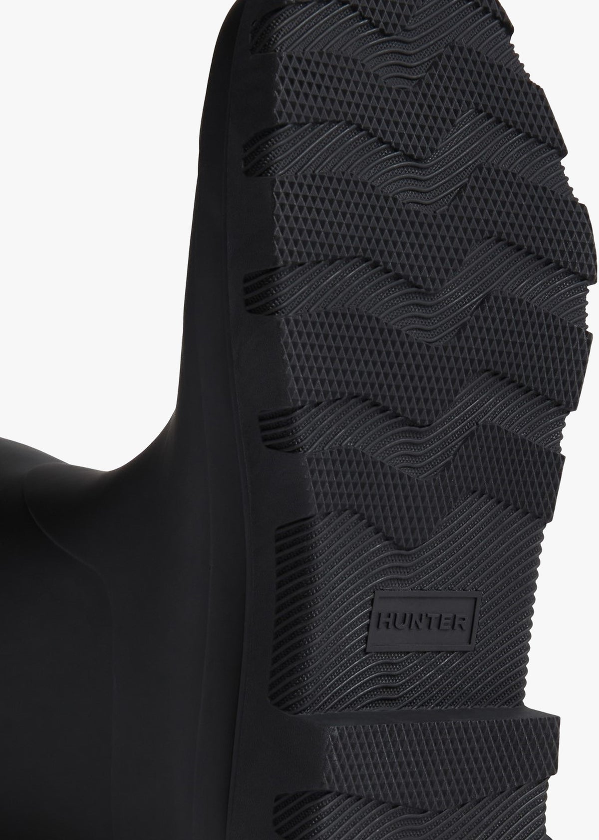 HUNTER Women's Downpour Black Tall Wellington Boots