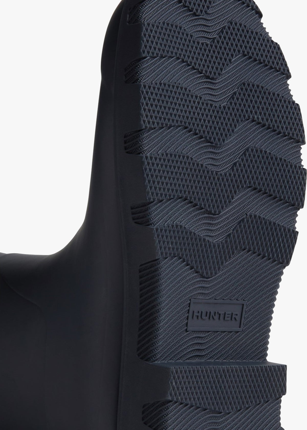 HUNTER Women's Downpour Navy Tall Wellington Boots