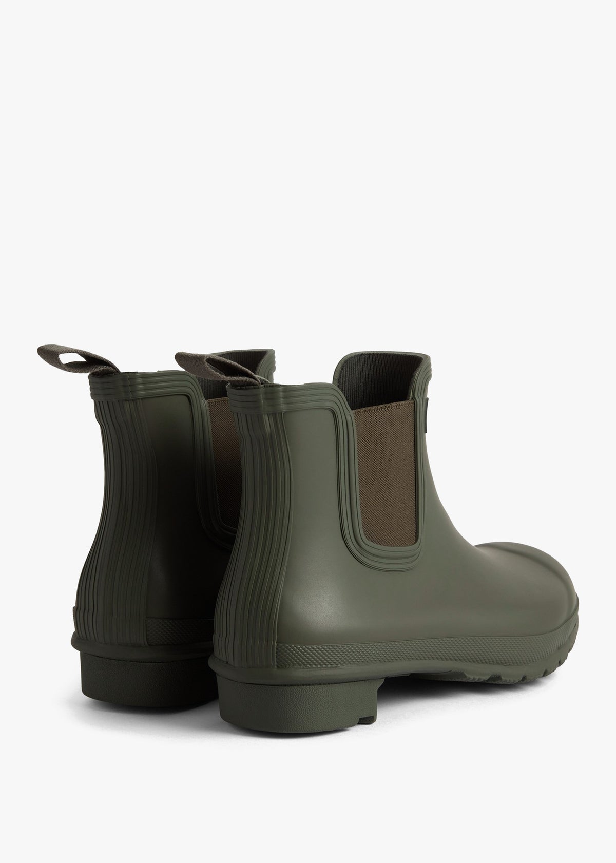 HUNTER Women's Original Dark Olive Chelsea Rain Boots