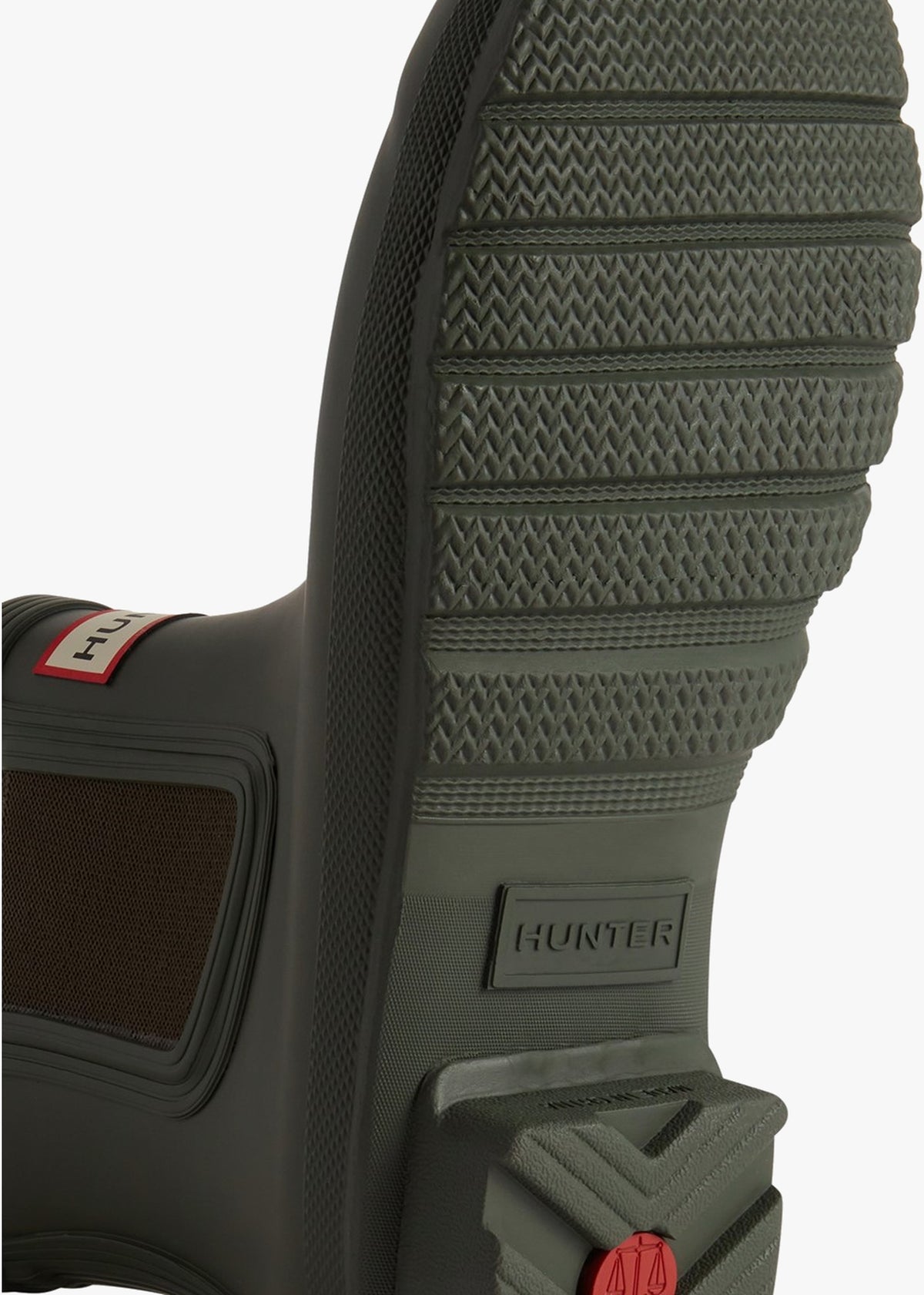 HUNTER Women's Original Dark Olive Chelsea Rain Boots
