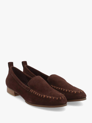 Robbie Warm Brown Suede Loafers