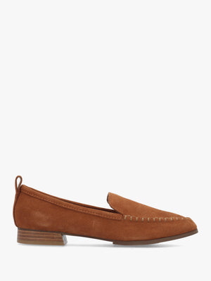 Robbie Burnt Cognac Suede Loafers