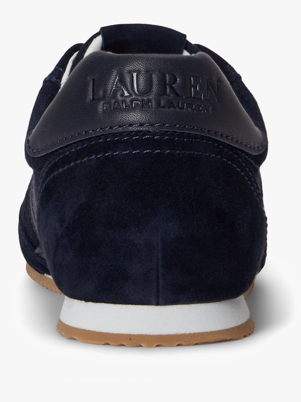 Dani Navy Suede & Leather Low Profile Trainers