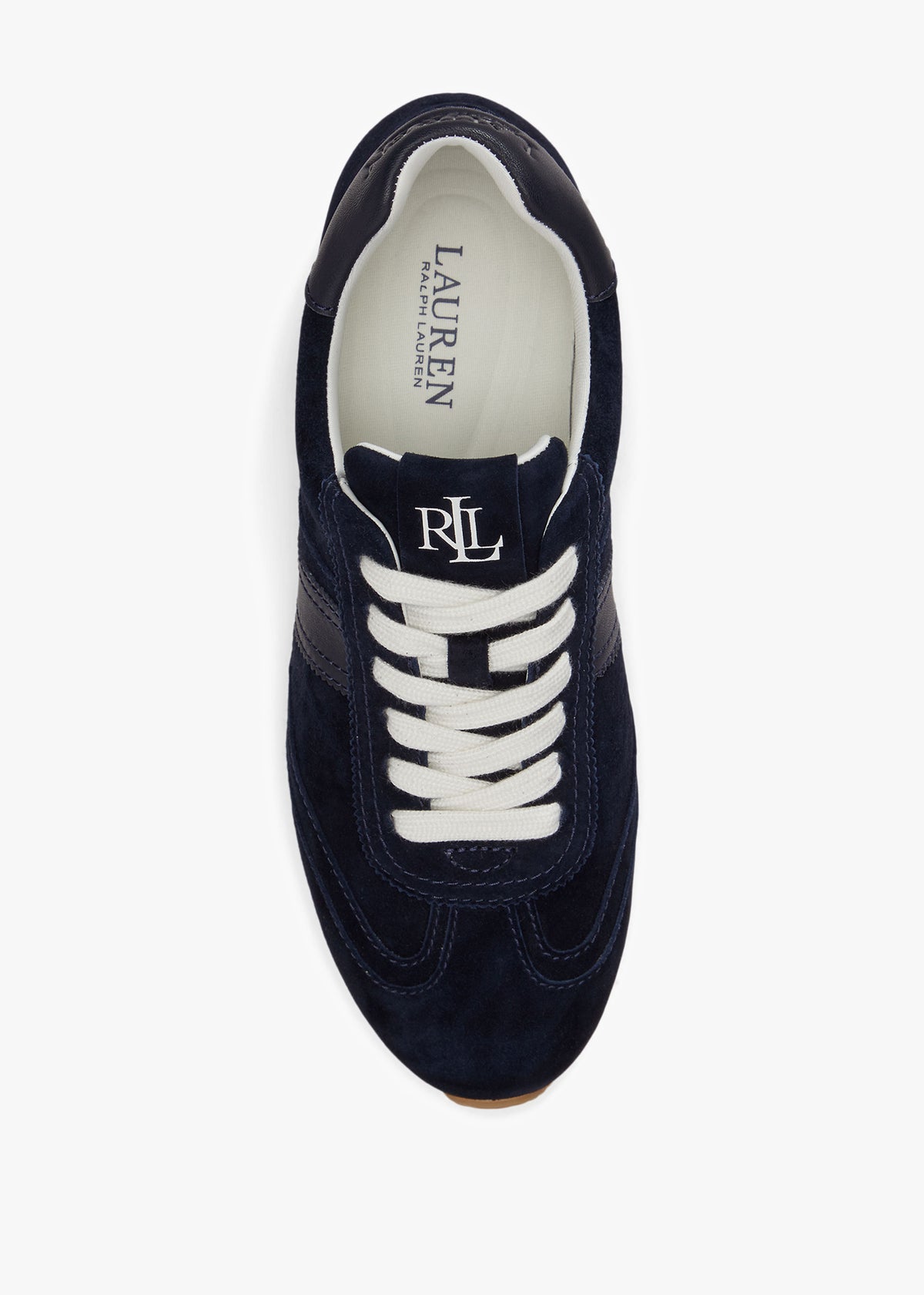 Dani Navy Suede & Leather Low Profile Trainers