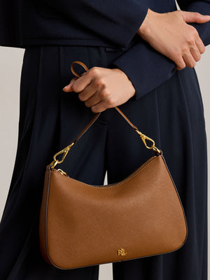 Danni 26 Lauren Tan Leather Shoulder Bag