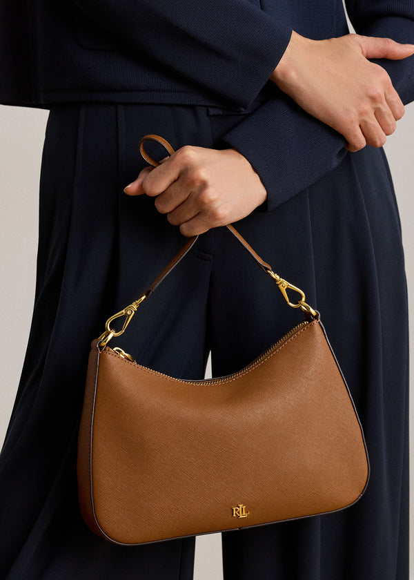 Danni 26 Lauren Tan Leather Shoulder Bag