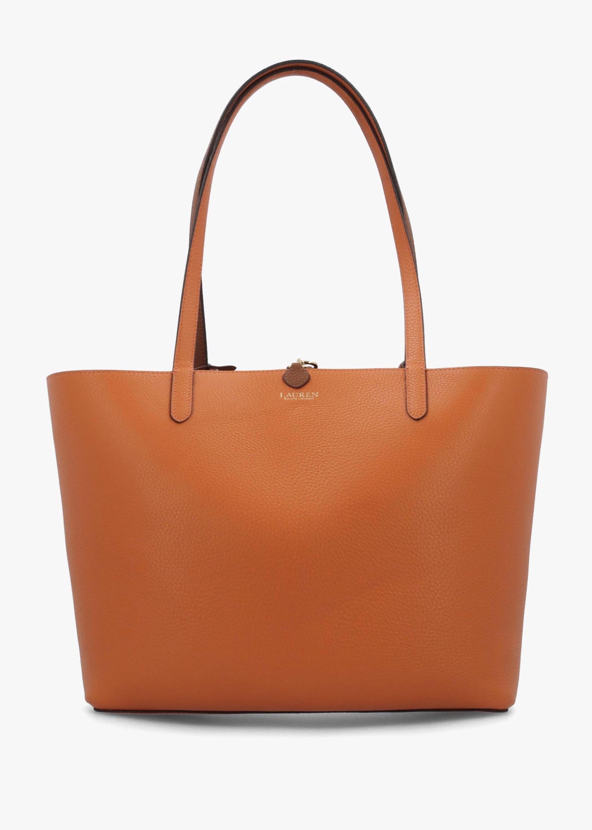 Medium Lauren Tan Orange Reversable Tote Bag